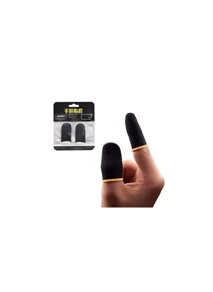 Generic - 2 Pairs -High-Performance Gaming Finger Sleeves for PUBG & Fortnite, Multi-Colored, Breathable Fabric - Image 1