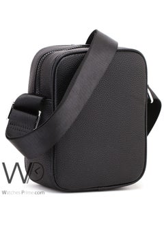 Tommy Hilfiger Plus Tommy Hilfiger Messenger Bag Black Leather  - Image 4