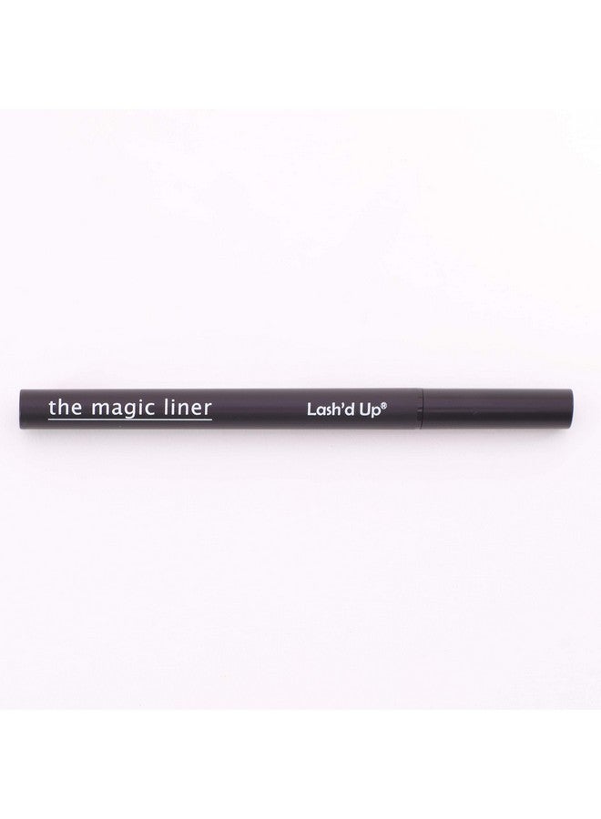 Lash'd Up Lash Glue & Eyeliner Hybrid (Extra-Strength, Black) Glue Liner Pen Waterproof for False Lashes, Strong Hold 0.06 Oz. - Image 3