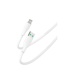 CA72 Support QC3.0 1.2M Fast 5A USB To Type-C Transmission Data Phone Charging Data Cable White