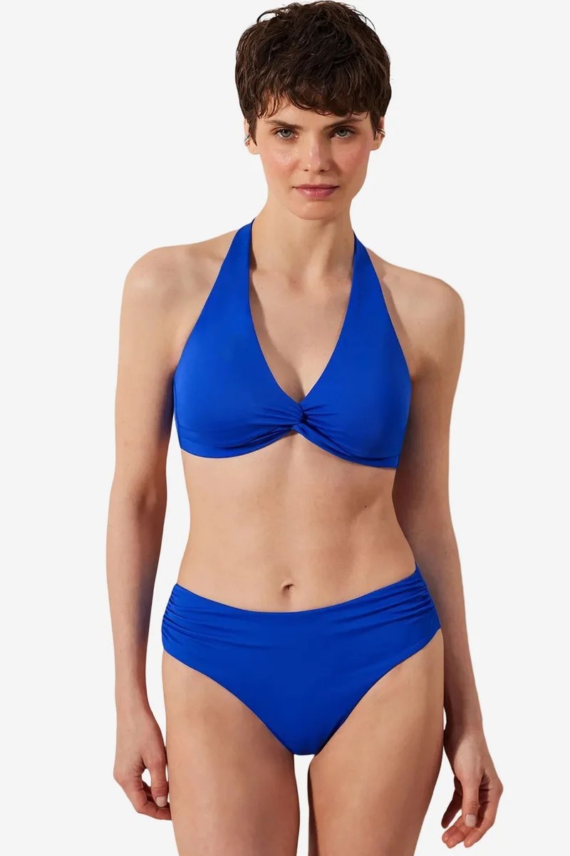 Penti PENTI Basic High Waist Ruched Bikini Bottom Cornetto Collection