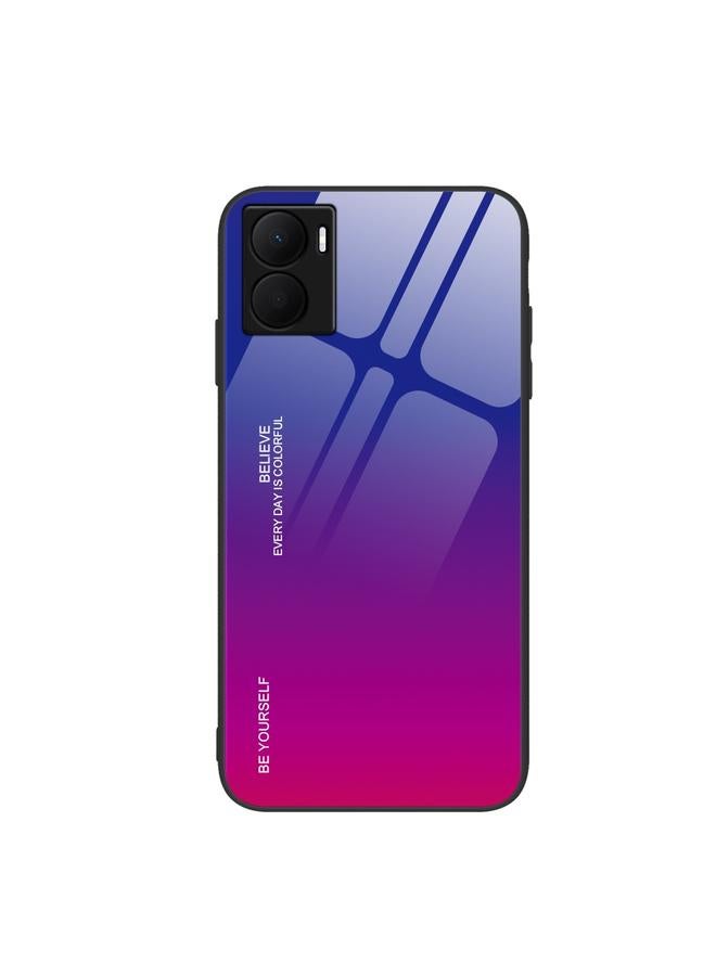S-TOP Case For Honor Play 40 Plus Gradient Color Glass Phone Case - Image 1