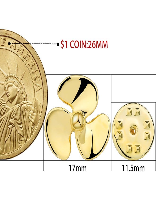 HAWSON Novelty Enamel Pins for Clothing Backpack Decoration Gift, Funny Laple Pin for Teen Boy and Girl, Metal Brooch Suit Stud (fanblade) - Image 5