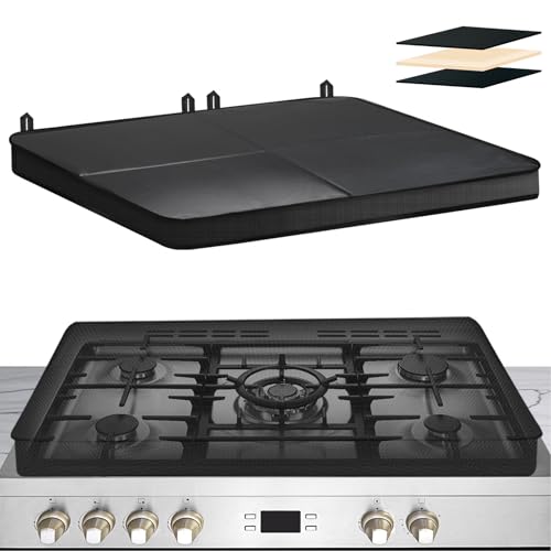 TWAKAP Gas Stove Covers For Gas Stove Top Keep clean Gas Stove Top Sapce Extend Upgrade 3layer Cover with builtin hard board30 x 21 Waterproof Foldable Gas Stove Top Covers - Image 1