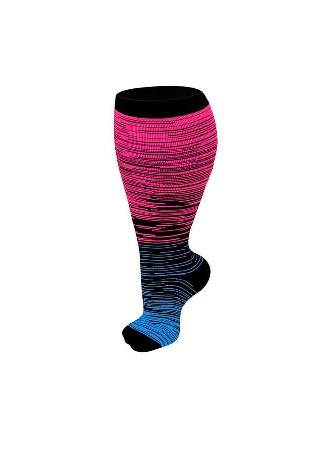 Bluejw - Youlijian  Special For Increasing Fat Socks Fat Socks For Men And Women Solid Color Pressure Sequential Socks Socks - Image 1