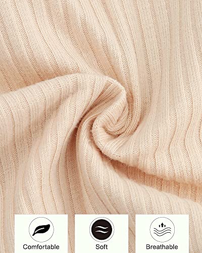 DISAUR Baby Girls' Clothing Long Sleeve Apricot Ruffle Romper Leopard Pants Infant Girl Clothes 3 Months 6 Months - Image 4