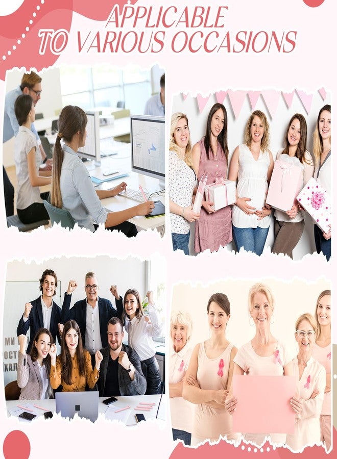 Sayglossy أقلام Sayglossy الوردية، 50 قلمًا، حبر أسود، قابلة للسحب، كتابة سلسة ومريحة، أقلام لطيفة، 0.5 مم، مثالية للمعلمين والطلاب، وحفلات توديع العزوبية، وحفلات استقبال المولود، والمكاتب والمدارس. - Image 4