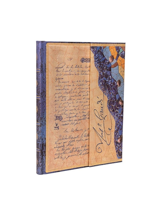 Gaudi, The Manuscript of Reus (Embellished Manuscripts Collection) Ultra Unlined Hardback Journal (Elastic Band Closure)