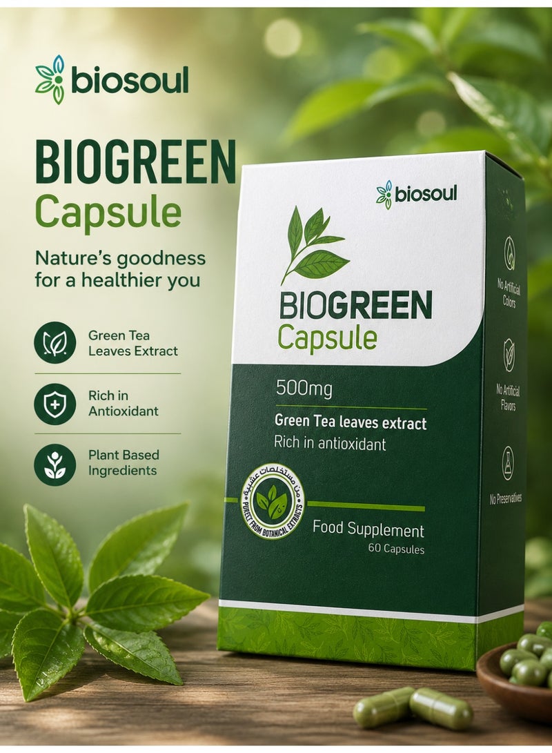 Bio Green Tea Leaves Extract Capsules 60s