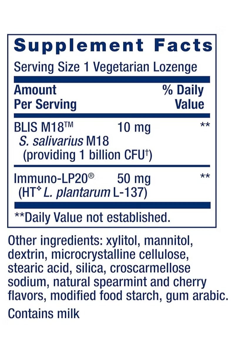 لايف إكستنشن Florassist oral hygiene , Probiotic for dental health 30 vegeterian lozenges - Image 3