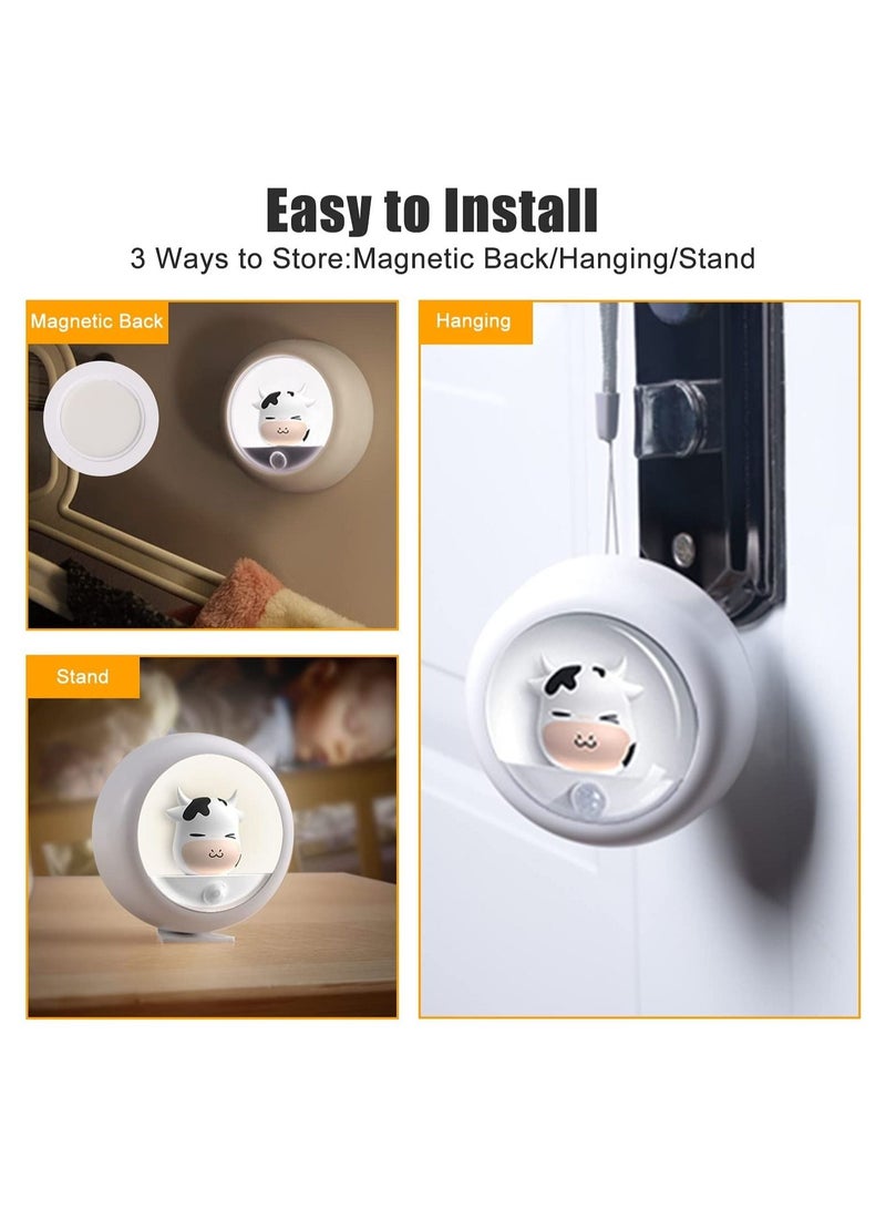 Captaintech Rechargeable Night Light Motion Sensor LED Kids Night Lights for Bedroom Bathroom Dimmable Baby Animal Magnetic Nightlights for Nursery Table Lamp for Adults Girls Kids Room - Image 5