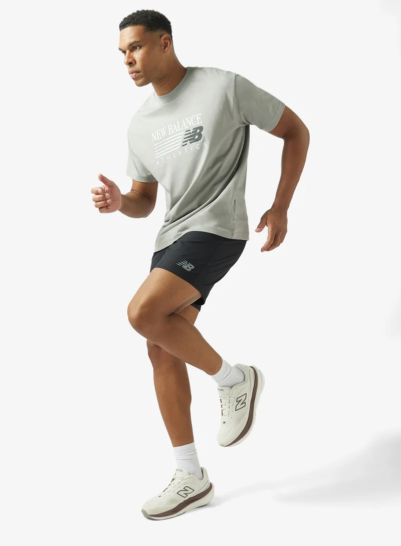 New Balance SLATE GREY (YST) Reimagined Graphic T-Shirt for Men | Best Price UAE