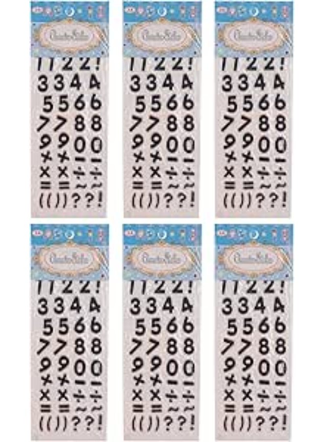 ا  بلاستيك ينجليسه نومبيرس ستيككيرس سيت وف  بييكيس فور كيدس  بلاكك  ابلاكك - Image 1