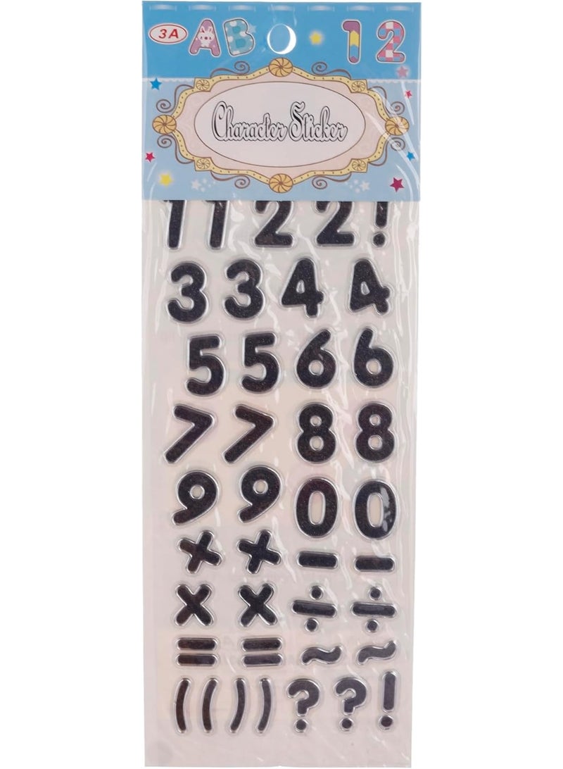 ا  بلاستيك ينجليسه نومبيرس ستيككيرس سيت وف  بييكيس فور كيدس  بلاكك  ابلاكك - Image 2