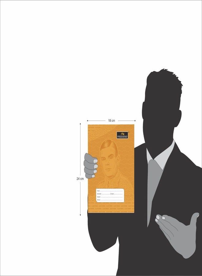 Freemind Notebook, 24 x 18 cm, 196 Pages, 3-in-1 Ruled, Pack of 6 - Image 3