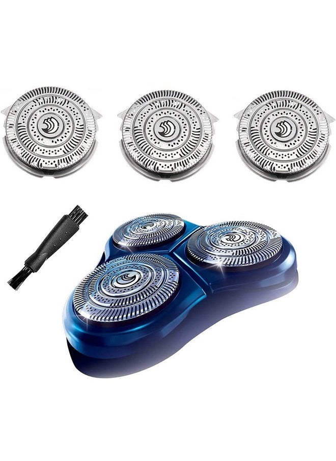 Suleto - Hq9 Replacement Head Blades Fit For Philips Shaver Heads Razor Hq9 Speedxl Upgraded Hq9 Shaving Replacement Heads For Series 8140Xl 8150Xl 8160Xl 8170Xl Hq9070 Hq9080 Hq8240/8260 Pt920 - Image 1