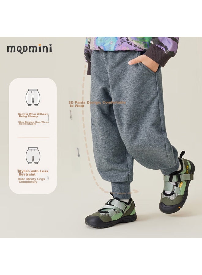 Mqdmini Girls' Pants, Children's Sweatpants, Loose-fitting Knit Trousers For Little Girls, Rabbit Graffiti Pants - Image 3