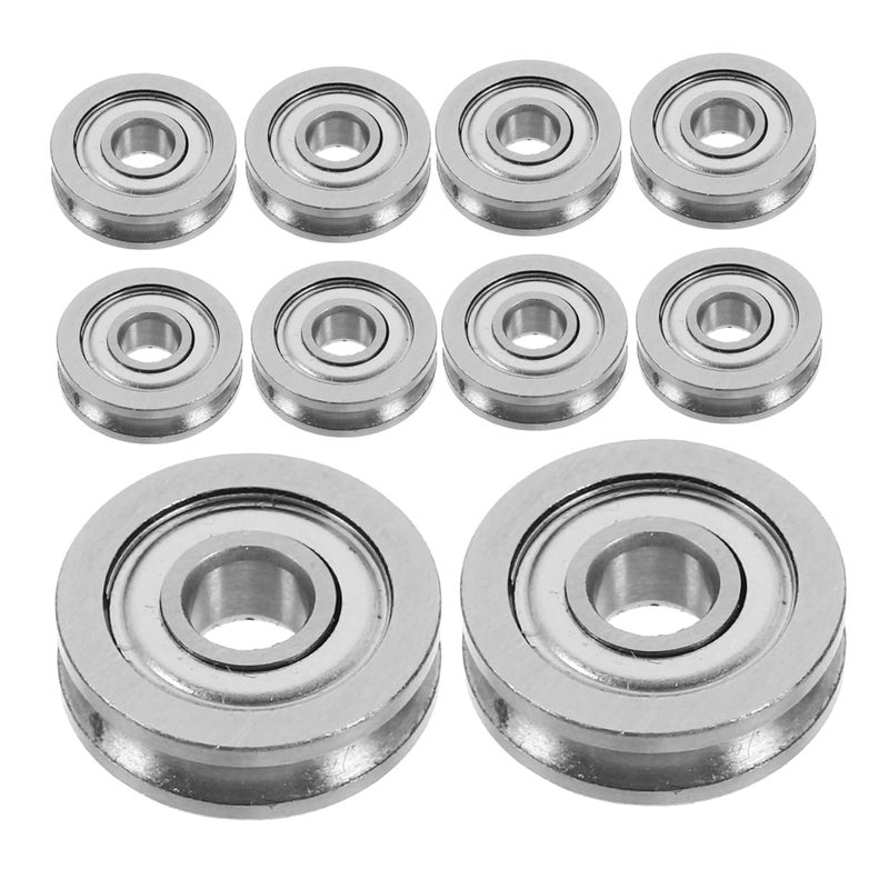 ULTECHNOVO 20pcs Printer U-Shaped Groove Pulley Wheel Bearing Accessory for Accurate Printing Compatible Printer Models - Image 4