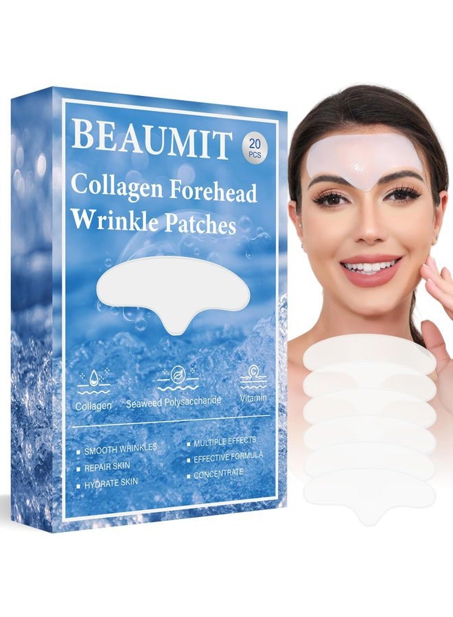 OKELA Forehead Wrinkle Patches Overnight 20 pcs with Collagen, Anti Wrinkle Patches, Forehead Wrinkles Beauty Treatment - Image 1