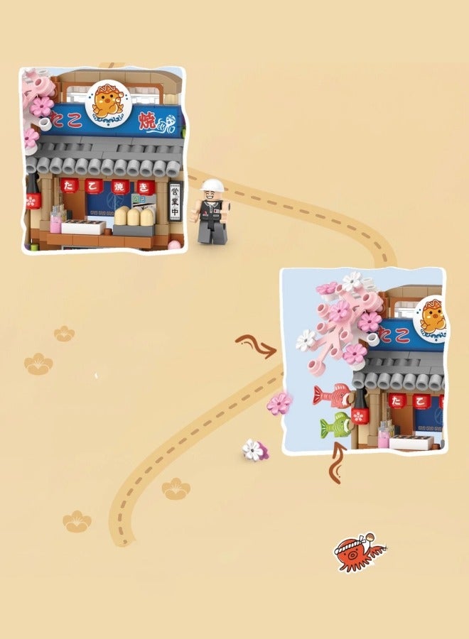 Loz Popcorn Store Building Blocks,Mini Blocks Toys For Kids, Popcorn Shop Building Block Sets,360 Pcs,Pretend Play Store,Bricks Kit For Party Favors,Birthday Gifts,Play Popcorn Shop Toy,Gift For Boys Girls - Image 3