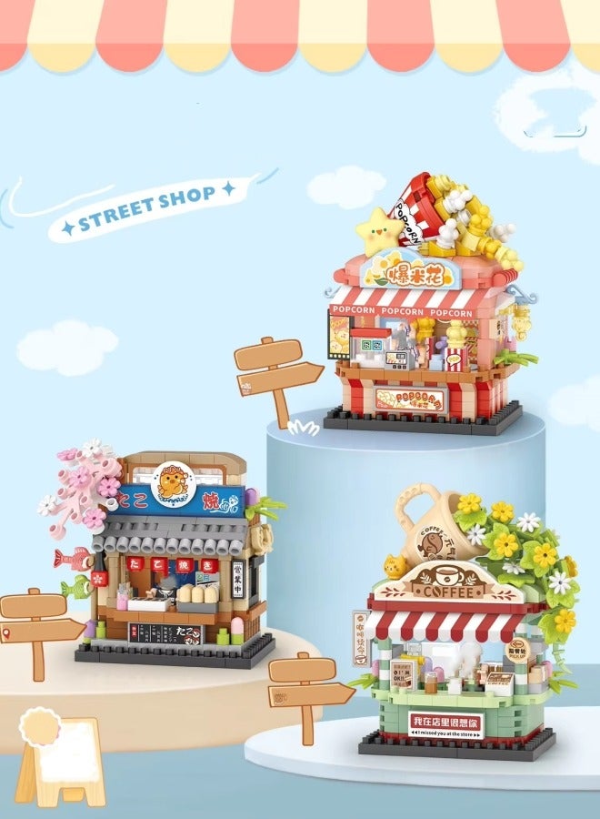 Loz Popcorn Store Building Blocks,Mini Blocks Toys For Kids, Popcorn Shop Building Block Sets,360 Pcs,Pretend Play Store,Bricks Kit For Party Favors,Birthday Gifts,Play Popcorn Shop Toy,Gift For Boys Girls - Image 5