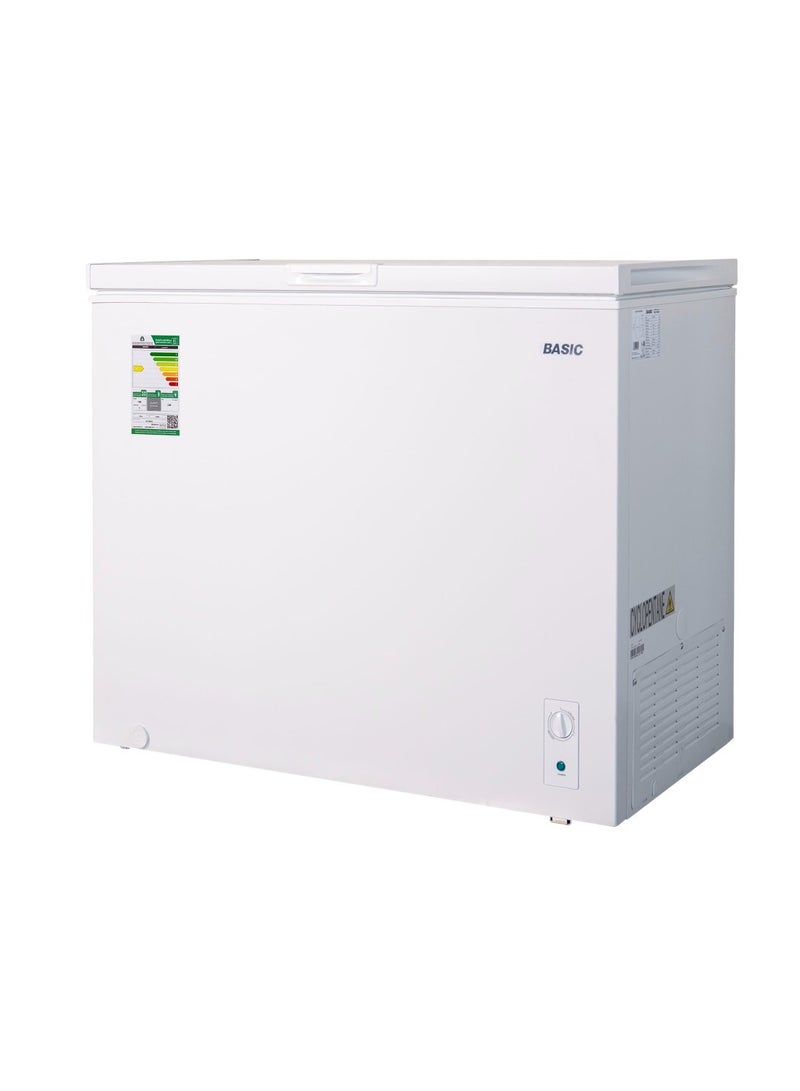 بازيك فريزر ارضي ، بيسك، 7 قدم ، 198 لتر , انفيرتر ، ابيض - BCF-M200V - Image 1