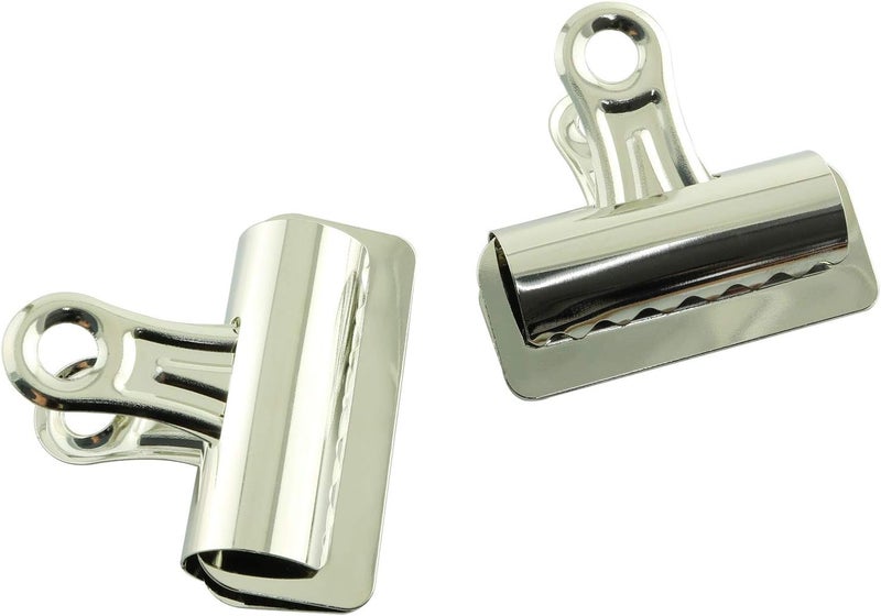 Longdex Bulldog Clip 4PCS 75mm/3Inch Alloy Bulldog Grip Clip for Photos Maps Papers Bills - Image 2