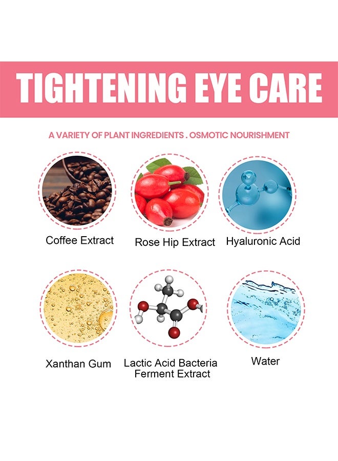 West&Month Rosehip Eye Balm,Rose Fruit Eye Cream Stick, Moisturizing And Moisturizing Around The Eyes, Reducing Wrinkles And Dark Circles,De-Puffing,Brightening,Repairing And Lifting And Tightening Eye Cream 3g - Image 3