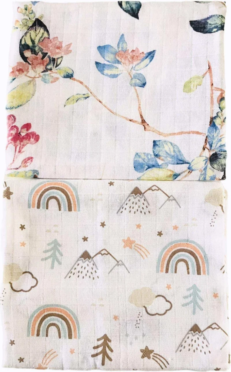 جونييروس 2 Pieces 110X110 Multi-Purpose Muslin Blanket