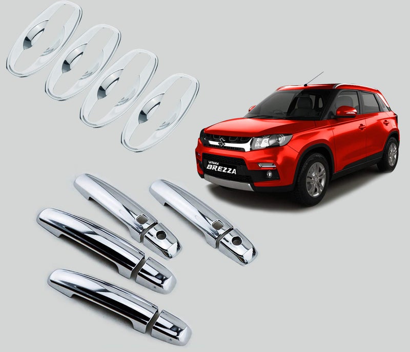 Auto Pearl Autopearl Car Door Handle Bowl Cover for Brezza (Set of 4) - Image 5