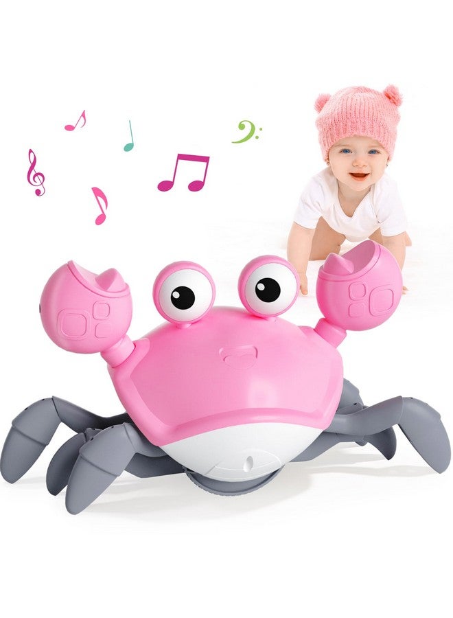 Dreampark Baby Girl Toys Toddler Gifts: Tummy Time Crawling Crab Baby Toys 6 7 8 9 10 11 12 6-12 9-12 12-18 Months Infant Toddlers Age 1-2 Montessori Musical Toys 1 2 3 Year Old Girls 1St First Birthday Gift - Image 1
