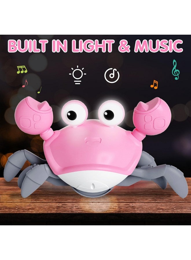 Dreampark Baby Girl Toys Toddler Gifts: Tummy Time Crawling Crab Baby Toys 6 7 8 9 10 11 12 6-12 9-12 12-18 Months Infant Toddlers Age 1-2 Montessori Musical Toys 1 2 3 Year Old Girls 1St First Birthday Gift - Image 3