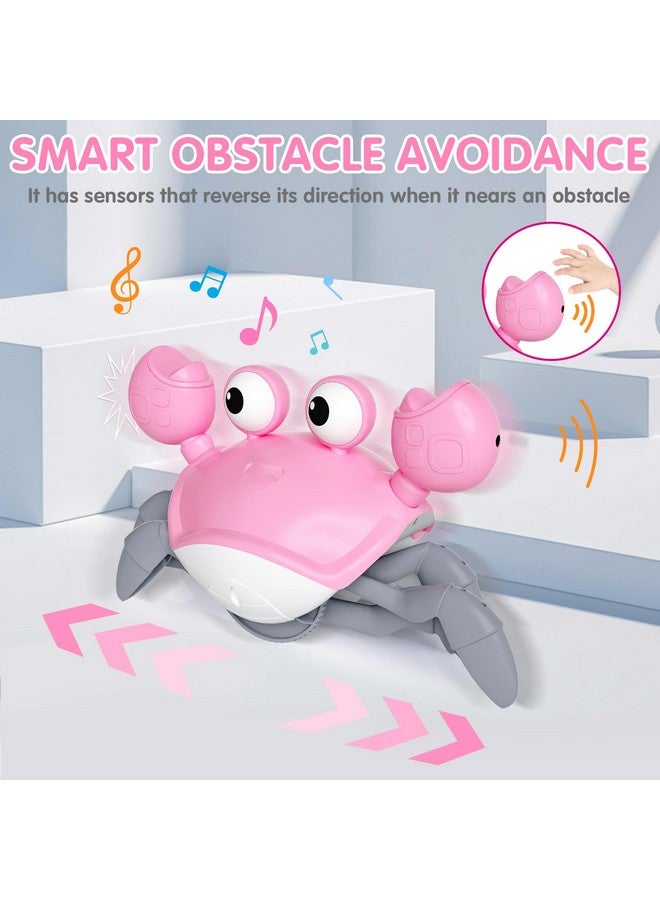 Dreampark Baby Girl Toys Toddler Gifts: Tummy Time Crawling Crab Baby Toys 6 7 8 9 10 11 12 6-12 9-12 12-18 Months Infant Toddlers Age 1-2 Montessori Musical Toys 1 2 3 Year Old Girls 1St First Birthday Gift - Image 2