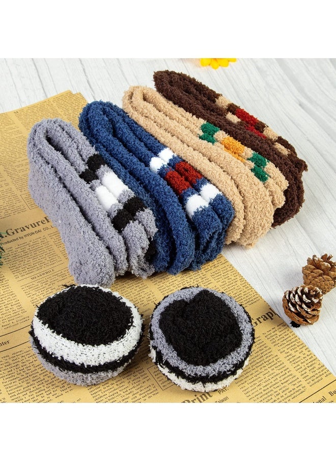 Generic 5 Pairs Mens Fluffy Socks Winter Thick Thermal Sock Warm Home Slipper Bed Socks - Gifts for Men Women  - Image 5