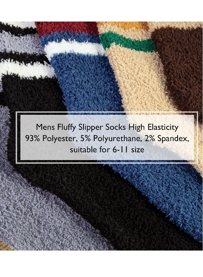 Generic 5 Pairs Mens Fluffy Socks Winter Thick Thermal Sock Warm Home Slipper Bed Socks - Gifts for Men Women  - Image 2