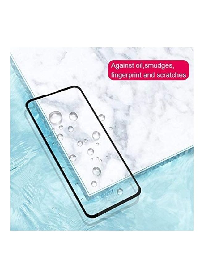 ICS Tempered Glass Screen Protector For Samsung Galaxy A71 Clear/Black - Image 2