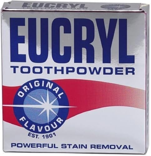 Eucryl Smokers Toothpowder Original 50g, Powerful Stain Remover (Pack of 6) - Image 1