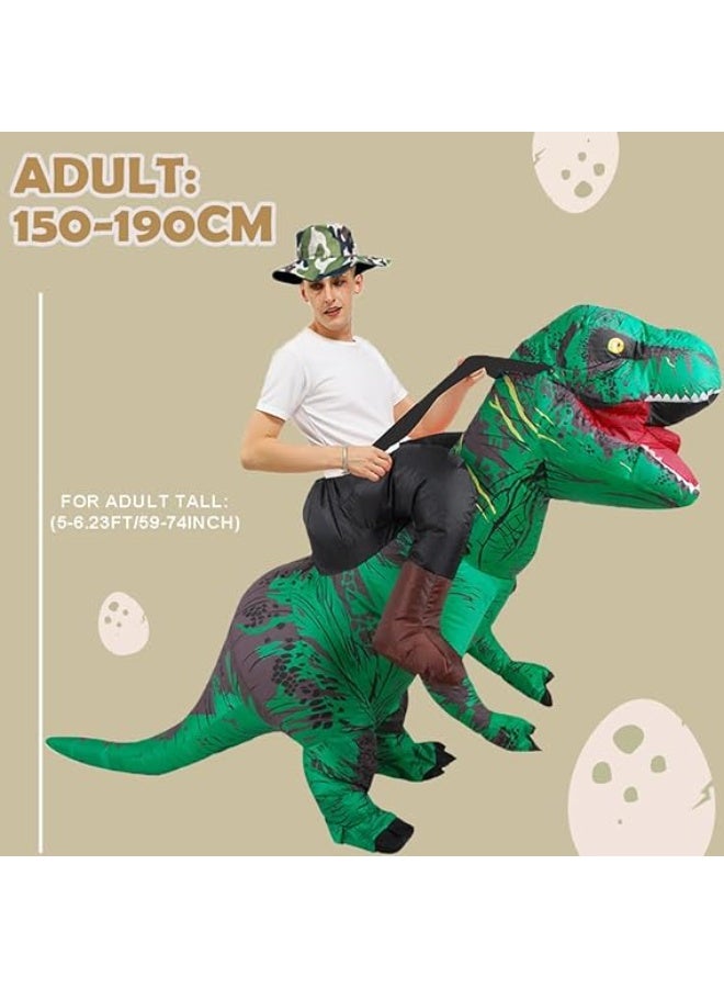 Inflatable Dinosaur Costume Adult Riding Dinosaur Suit Blow up Trex Full Body Dino Costume Halloween Cosplay Party - Image 3