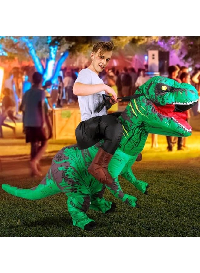 Inflatable Dinosaur Costume Adult Riding Dinosaur Suit Blow up Trex Full Body Dino Costume Halloween Cosplay Party - Image 5