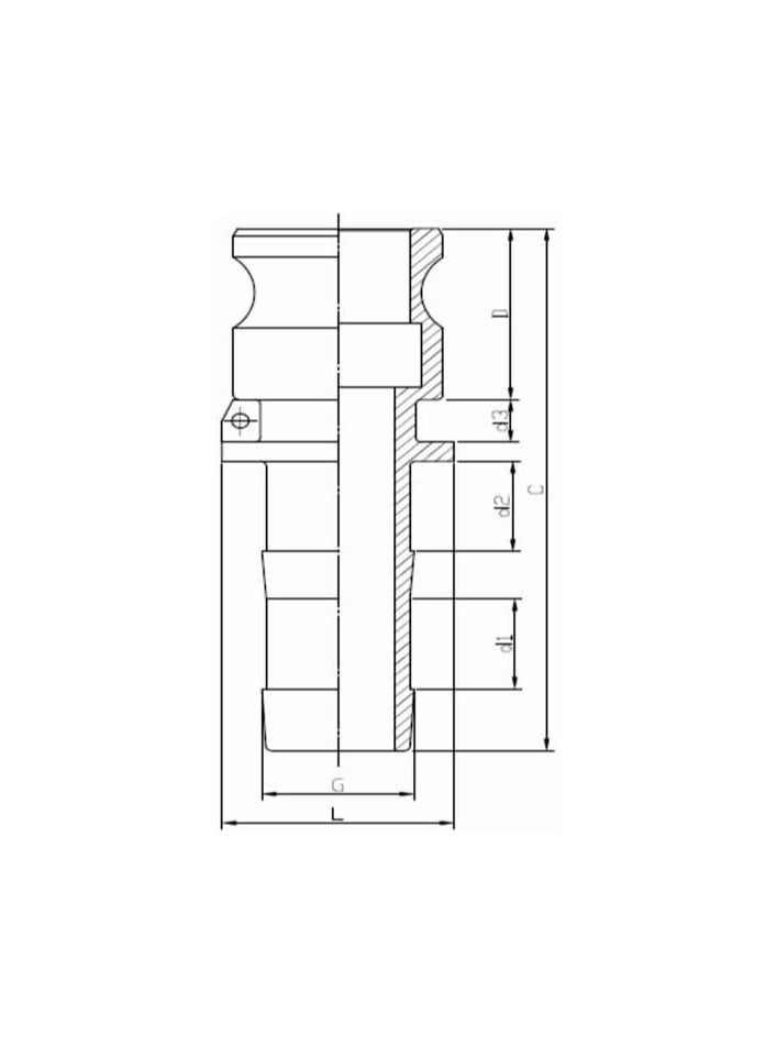 Brass Camlock Coupling Part (E 6'') - Image 2