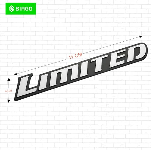 SIAGO SIA230 Premium Limited Metal Car Sticker - Durable & Stylish Auto Emblem for Vehicles - Customizable Designs - Easy Installation - Weather-Resistant & Long-Lasting - Image 2