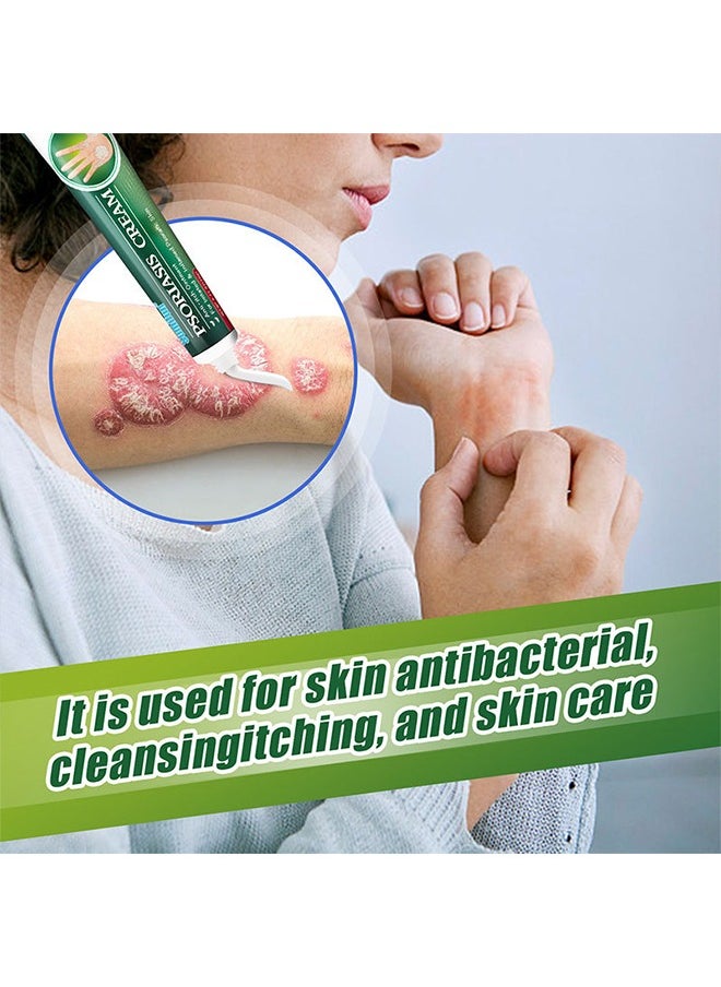 Sumifun Natural Chinese Herbal Eczema Psoriasis Creams 20g，Dermatitis and Eczema Pruritus Psoriasis Ointment,Psoriasis Creams，Psoriasis Treatment, Antibacterial Cream, for Body Itching  - Image 2