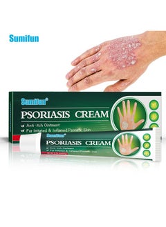 Sumifun Natural Chinese Herbal Eczema Psoriasis Creams 20g，Dermatitis and Eczema Pruritus Psoriasis Ointment,Psoriasis Creams，Psoriasis Treatment, Antibacterial Cream, for Body Itching  - Image 1