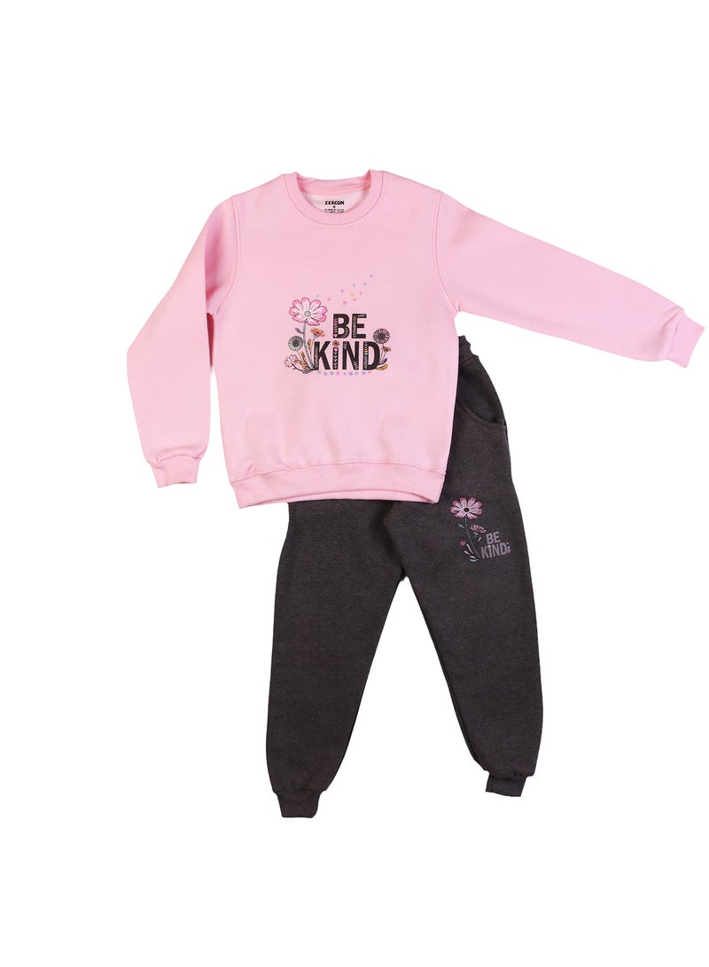 زيركون بيجامة شتوي بناتي - 3138 - Image 1