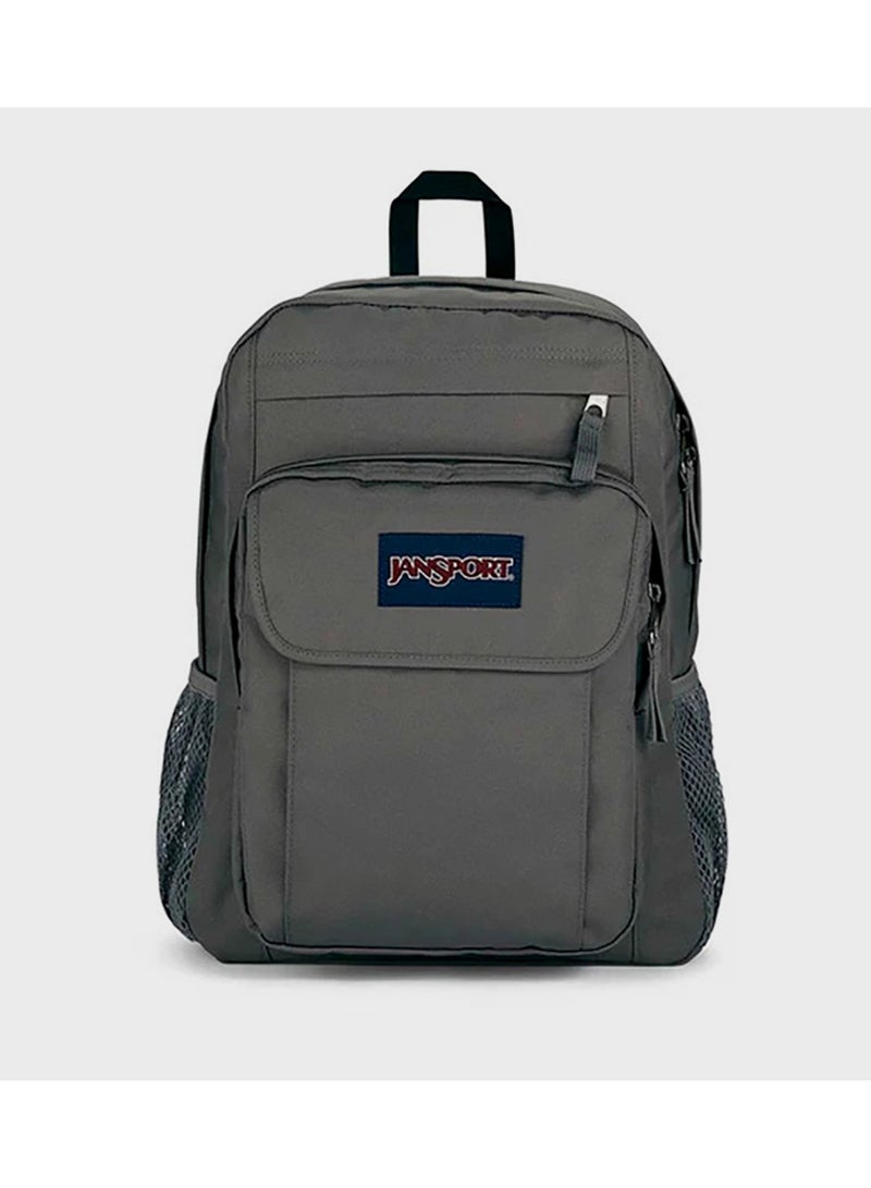 JanSport Union Pack Backpack, Graphite Grey, 15-Inch Laptop Sleeve, Spacious Main Compartment, Ergonomic Shoulder Straps, Water Bottle Pocket - Image 1
