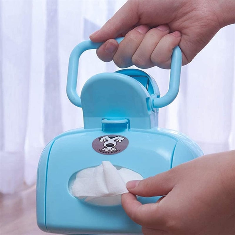 Pet Toilet Picker, Portable Poop Scooper Handheld Size for Walking Large and Small Dogs Outside Yard or Travel Outdoors, Pup Poop Scoop With Tissue Box, Portable Sanitary Dog Waste Pick Up - Image 4