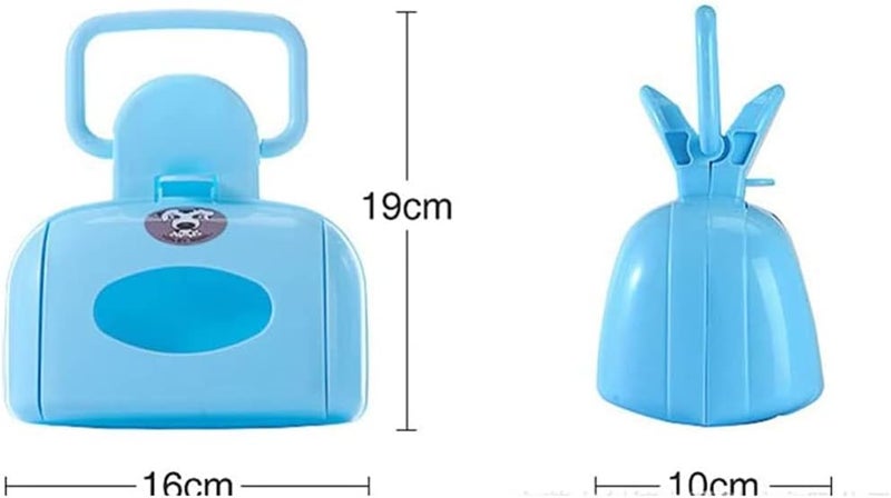 Pet Toilet Picker, Portable Poop Scooper Handheld Size for Walking Large and Small Dogs Outside Yard or Travel Outdoors, Pup Poop Scoop With Tissue Box, Portable Sanitary Dog Waste Pick Up - Image 2