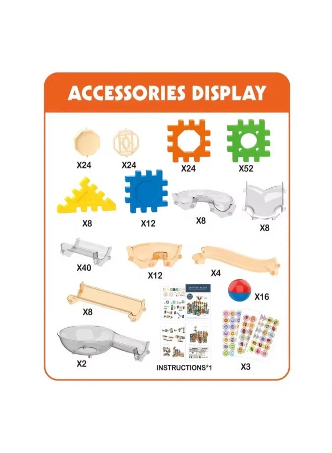 246-piece pipe line rolling construction toy to develop children's creativity - Image 3