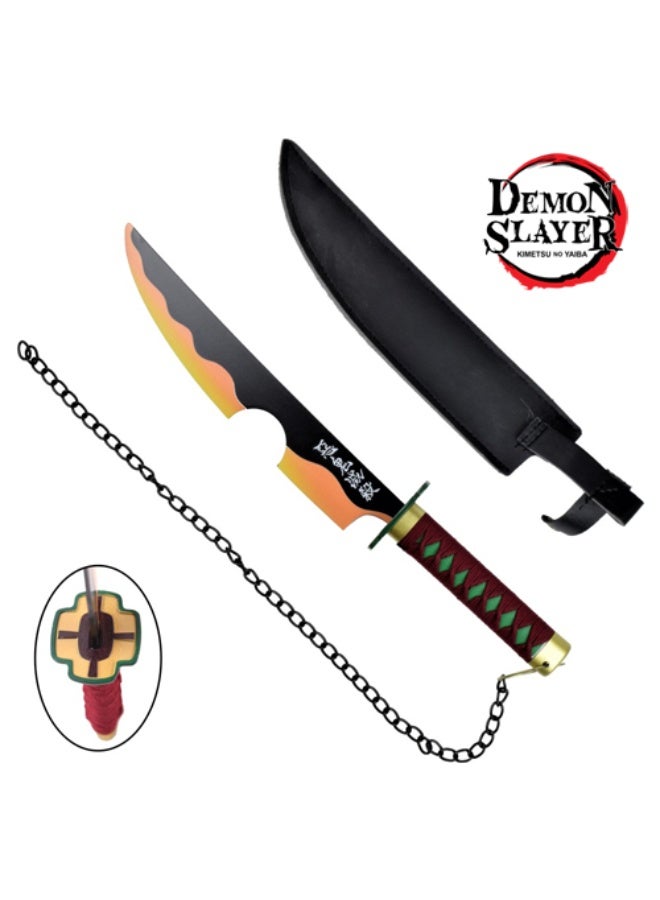 O8.design Anime | Tengen Uzui's Sword Replica (1:1 Scale) | High-Quality Carbon Steel, Non-Sharpened Prop for Cosplay & Collectors - Image 5