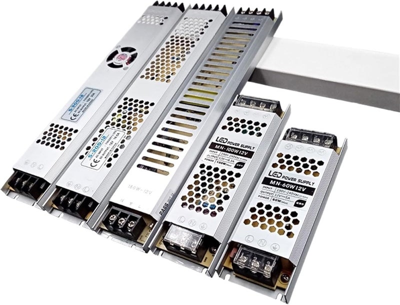 DC 220V to 12V 24V Switching Power Supply Ultra Thin Lighting 24W 60W 100W 150W 200W 300W 400W Driver for LED Strip(DC 12V,60W) - Image 1